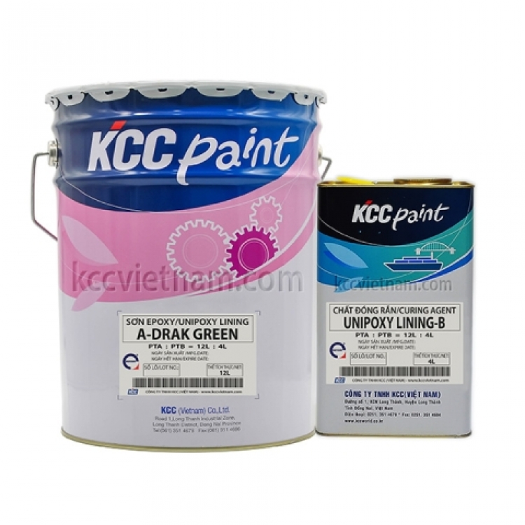 Sơn Sàn Epoxy Tự San Phẳng KCC Unipoxy Lining