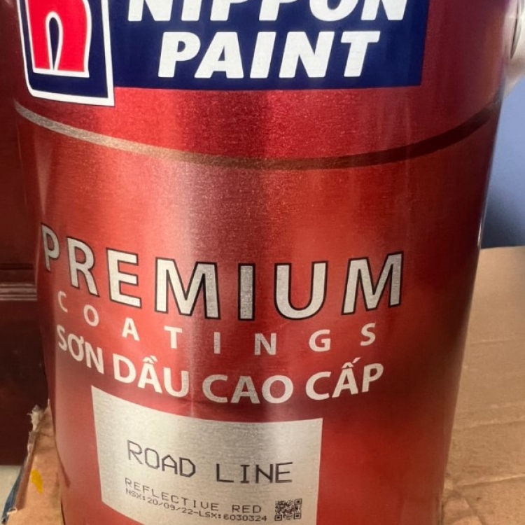 Sơn phản quang Nippon (NIPPON REFLECTIVE ROAD LINE PAINT Sơn kẻ vạch tầng hầm, nhà xưởng, cầu đường 